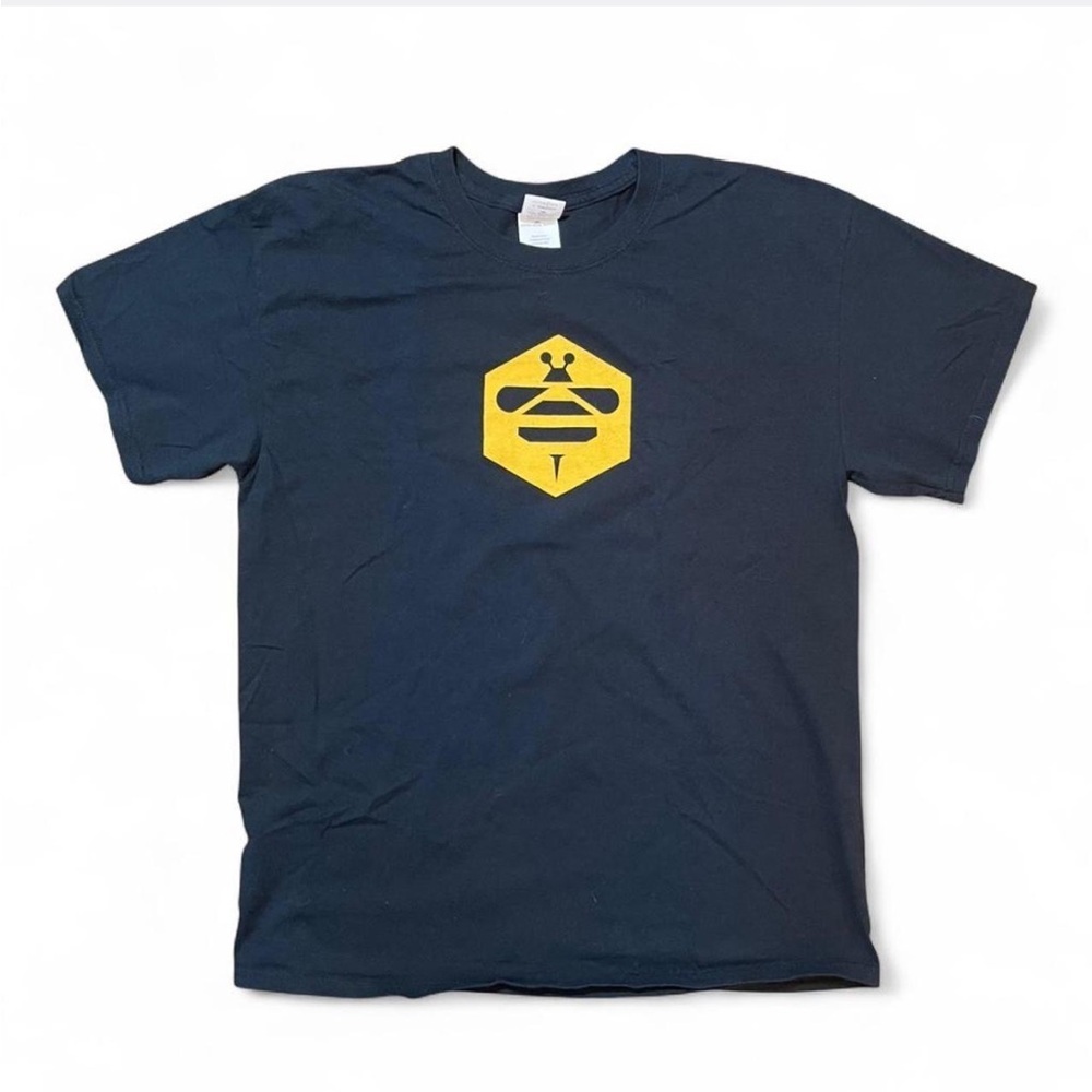 Save the Bees Honey Comb Hexagon T-Shirt Men’s Size L